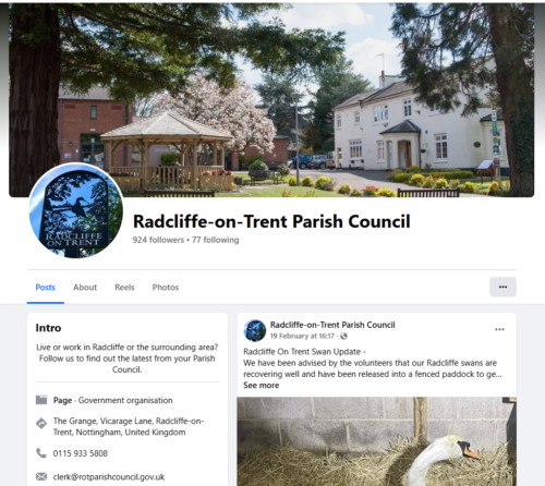 picture of the parish council facebook page